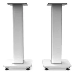 Kanto SX22W 22" Tall Fillable Speaker Stands With Isolation Feet - Pair, White (KASX22W)