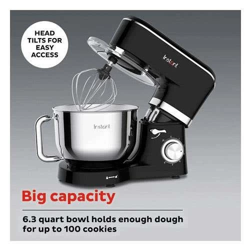 Instant Pot SM1600 6.3Qt Stand Mixer - Black (140-1566-01) 7 Instant Pot SM1600 6.3Qt Stand Mixer - Black (140-1566-01) - Image 5