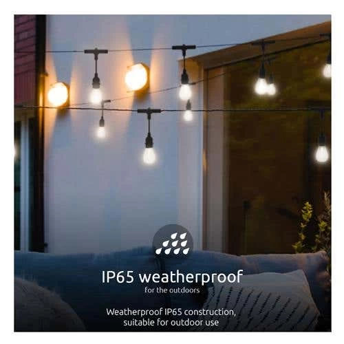 NEXXT Outdoor WIFI LED String Light 24 Bulbs 48 Ft (NHB-O100) 7 NEXXT Outdoor WIFI LED String Light 24 Bulbs 48 Ft (NHB-O100) - Image 5