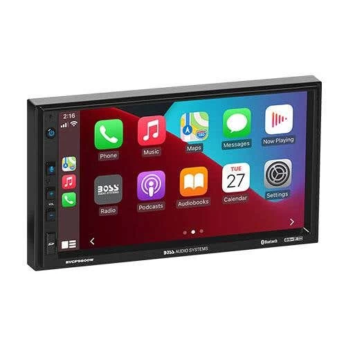 Boss Double-DIN MECH-LESS 7" Touchscreen Multimedia Player With Apple CarPlay And Android Auto (BSBVCP9800W) 3 Boss Double-DIN MECH-LESS 7" Touchscreen Multimedia Player With Apple CarPlay And Android Auto (BSBVCP9800W)
