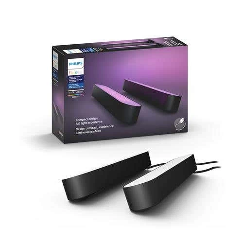 Philips Hue Play Light Bar Compatibility With Amazon Alexa And Google Home - Double - Black (7820230U7) 3 Philips Hue Play Light Bar Compatibility With Amazon Alexa And Google Home - Double - Black (7820230U7)
