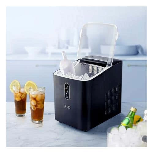 Ultima Cosa 26lbs Presto Gelo Countertop Ice Maker- Black (ICM-1260) 4 Ultima Cosa 26lbs Presto Gelo Countertop Ice Maker- Black (ICM-1260) - Image 2