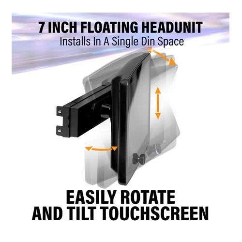 Planet Audio 7" Single Din BT AM/FM W CP/AA (PLP70CPA-F) 5 Planet Audio 7" Single Din BT AM/FM W CP/AA (PLP70CPA-F) - Image 3