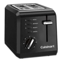Cuisinart 2-Slice Compact Toaster - Black (CPT-122BKC) -Home Appliance Store e864e92e964d93275bd67edf1f62b39dbfa2d749107449e460554e72c38b0619