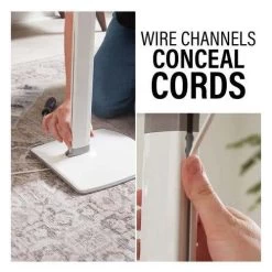 Sanus Height-Adjustable Speaker Stand For Sonos Era 100 - Pair - White (WSSE1A2W2) -Home Appliance Store f4499eebd14f6557b74782a87ab89cad2a42a9ec297a6bccb310fb3f2b71bb38