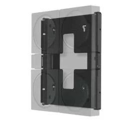 Flexson Wall Mount For 4 Sonos Amps - Black (FLXSAX4WM1021) -Home Appliance Store f581d6d074f389bee9fd3866a012f9576322111c9ac0c4f7b6029c1fbdc27b80