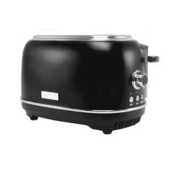 Haden Heritage 2 Slice Toaster - Black And Chrome (76097)
