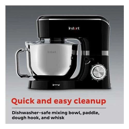 Instant Pot SM1600 6.3Qt Stand Mixer - Black (140-1566-01) 6 Instant Pot SM1600 6.3Qt Stand Mixer - Black (140-1566-01) - Image 4