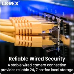 Lorex A14 - IP Wired Bullet Security Camera With Listen-In Audio And Smart Motion Detection (E842CAB) -Home Appliance Store lorex black 6