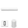 Sonos Beam Gen 2 TV Soundbar-White + Sonos Sub Gen 3 Subwoofer-White + (2) Sonos Era 100 Speakers-White (PKG005723)