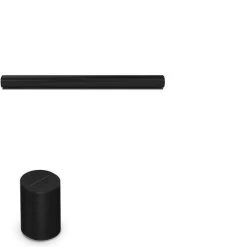 Sonos Arc Premium Smart SoundBar - Black + (2) Sonos Era 100 Speakers-Black (PKG005726)