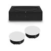 Sonos Amp Wireless Class D Digital Amplifier + Sonos In-Ceiling Speakers By Sonance - 8" Pair (PKG90490) 2 Sonos Amp Wireless Class D Digital Amplifier + Sonos In-Ceiling Speakers By Sonance - 8" Pair (PKG90490) -Home Appliance Store pkg90490
