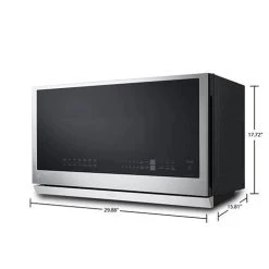 LG 2.1 Cu. Ft. Smart Over-the-Range Microwave With ExtendaVent 2.0 & EasyClean - Stainless Steel (MVEL2137F) -Home Appliance Store push 7